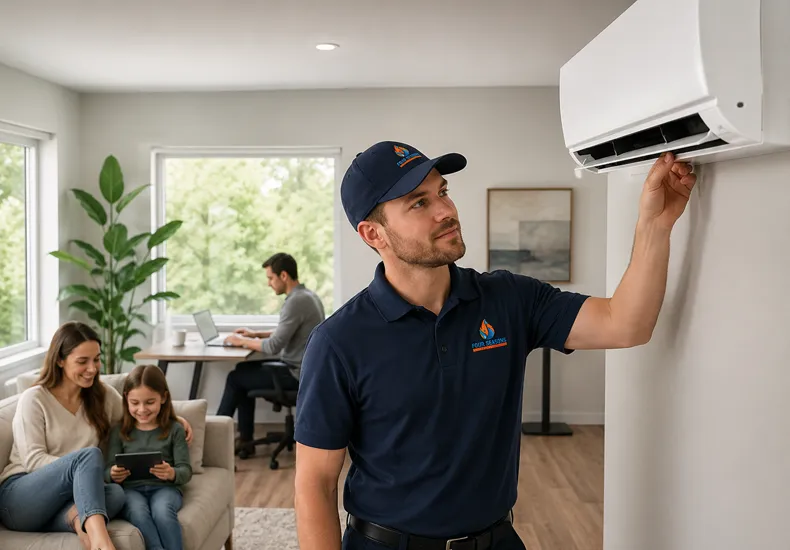 Four Season Comfort Hvac Service In A Cozy Home